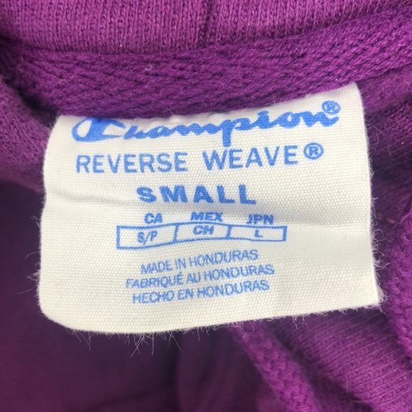 CHAMPION | Women’s Purple Reverse Weave Hoodie - Picture 6 of 6